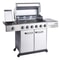 Outback New Jupiter 6 Burner Hybrid Stainless Steel Gas BBQ with Utility Basket | Cover | Accessories 2