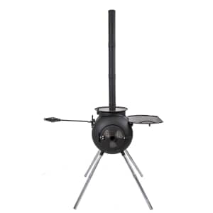 Ozpig Series 2 Portable Wood Fired BBQ Stove and Heater