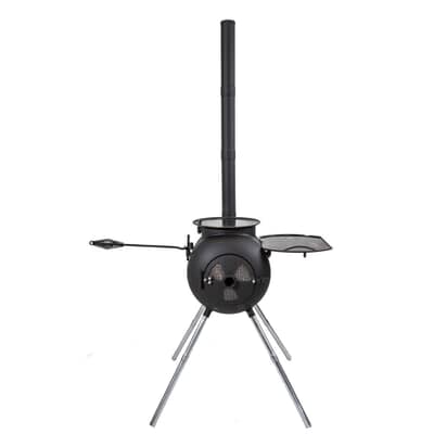 Ozpig Series 2 Portable Wood Fired BBQ Stove and Heater