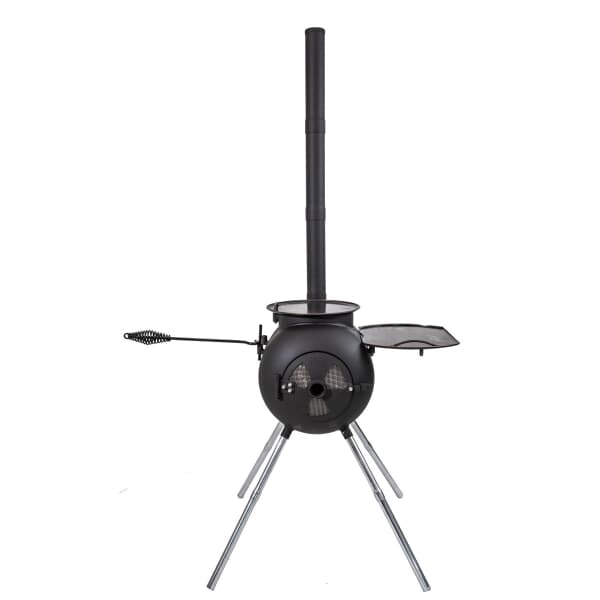 Ozpig Series 2 Portable Wood Fired BBQ Stove and Heater