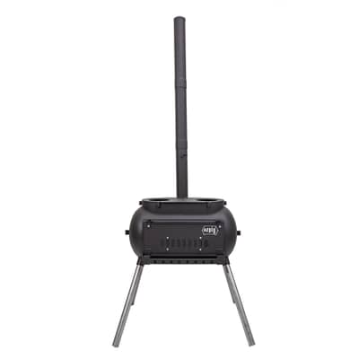 Ozpig Big Pig Portable Wood Fired BBQ Stove and Heater