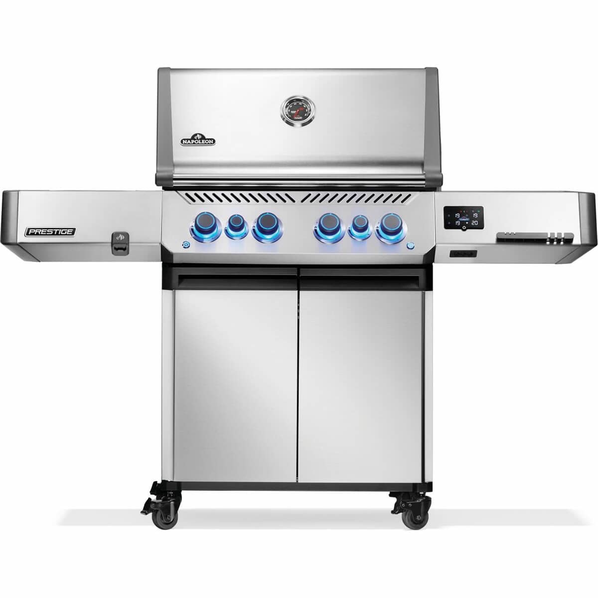 Napoleon Prestige P500 Connected Stainless Steel Propane Gas BBQ - PLUS FREE NAPOLEON COOK BOOK