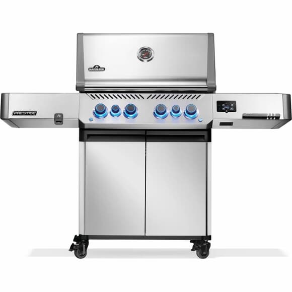 Napoleon Prestige P500 Connected Stainless Steel Propane Gas BBQ - PLUS FREE NAPOLEON COOK BOOK