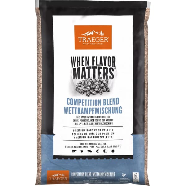 Traeger Competition Blend Wood Pellets 9kg FSC