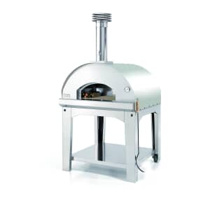 Fontana Marinara Wood Pizza Oven Including Trolley - Stainless Steel 
