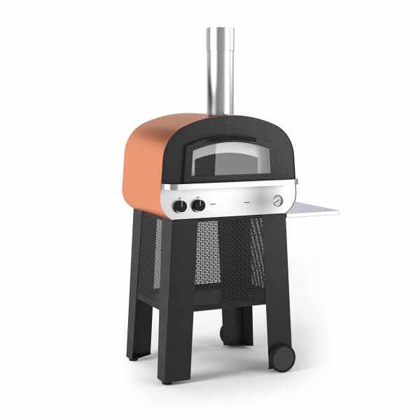 Fontana Piero Gas and Wood Pizza Oven Including Trolley 