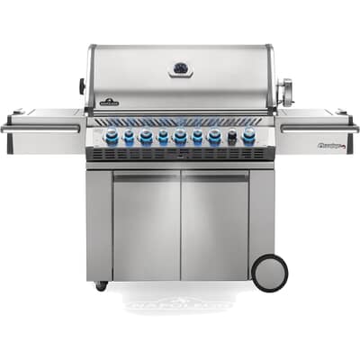 Napoleon Prestige Pro 665 Mains/Natural Gas BBQ - INCLUDES COVER AND ROTSSERIE PRO665RSIBNSS-3-GB