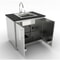 Sunstone Cabinet for Storage with Double Door and Shelves 4