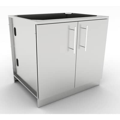 Sunstone Cabinet for Storage with Double Door and Shelves