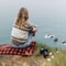 Slowtide Yukon Fleece Blanket Red 5