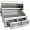 Sunstone 42 Inch Gas Hybrid Charcoal/Wood Burning Dual Zone Grill 3