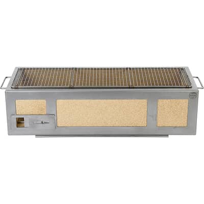 Kasai Long Kasai Konro Table Charcoal Grill - 700 (L) x 260 (W) x 210 (H) mm