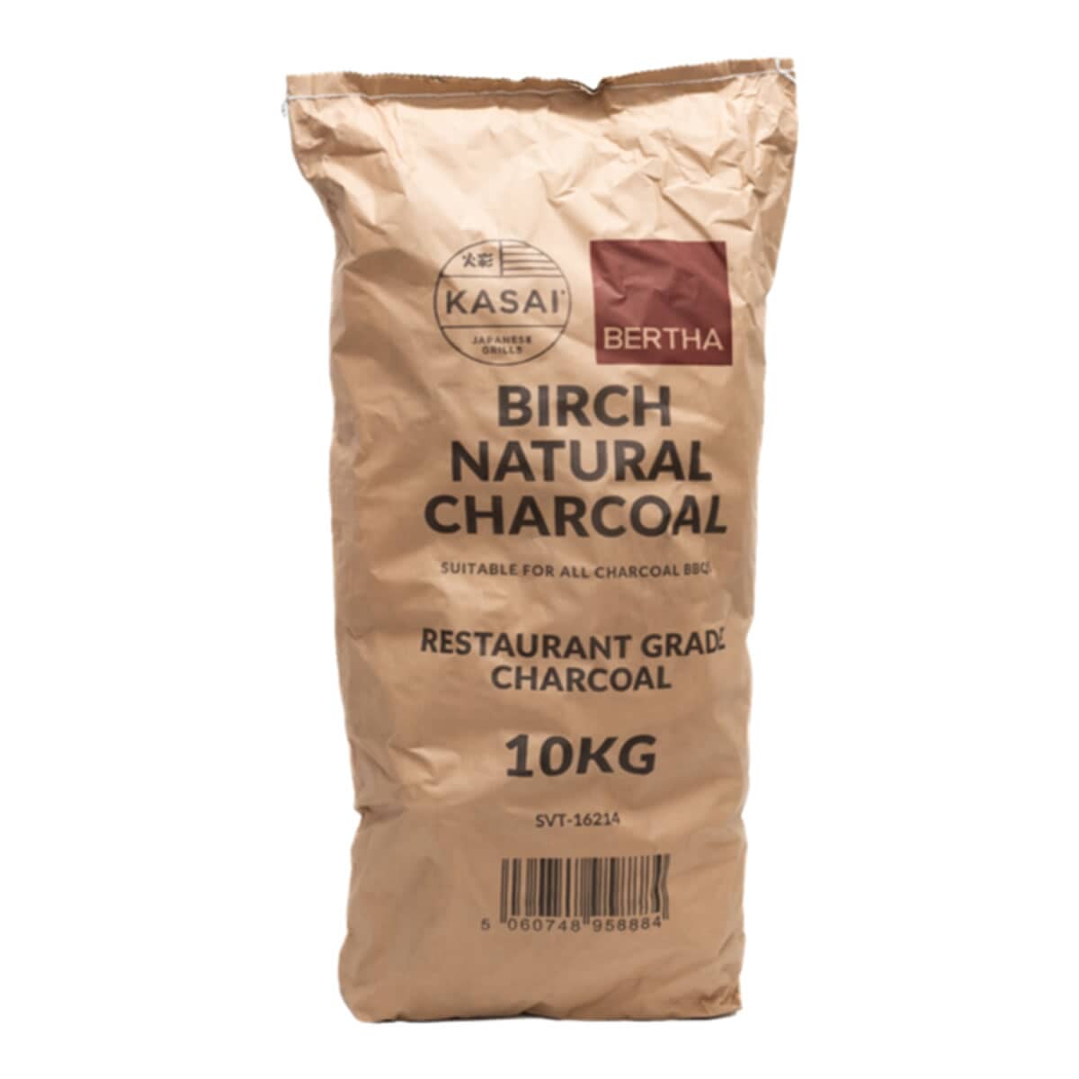 Bertha and Kasai Restaurant Quality Birch Lumpwood Charcoal - 10kg
