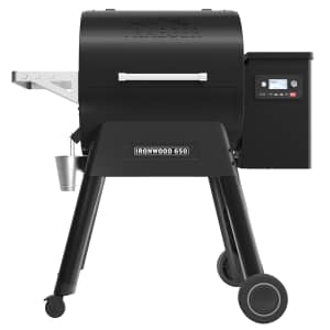 Traeger Ironwood D2 650 Wood Pellet Grill with Free Coverand Shelf