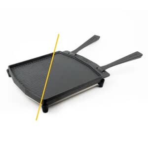 Ooni Dual-Sided Cast Iron Grizzler Plate 34.6cm x 31.8cm x 5.1cm