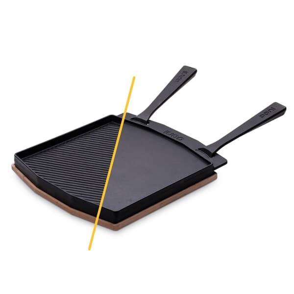 Ooni Dual-Sided Grizzler Plate 34.6cm x 31.8cm x 5.1cm