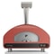 Fontana Volta 90 Counter Top Hybrid Gas and Wood Pizza Oven - Rosso Red 2