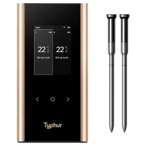 Typhur Sync Gold Dual Wireless Thermometer
with 2 Probes
