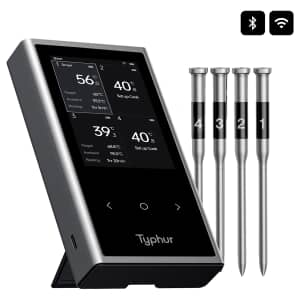Typhur Sync Quad Wireless Thermometer
with 4 Probes