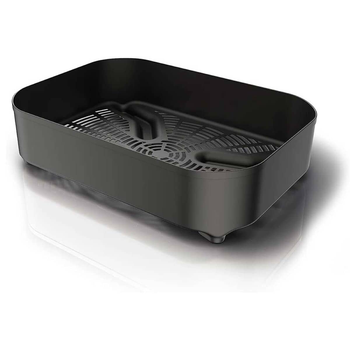 Ninja Woodfire Electric BBQ Grill Combo Crisper Basket Black