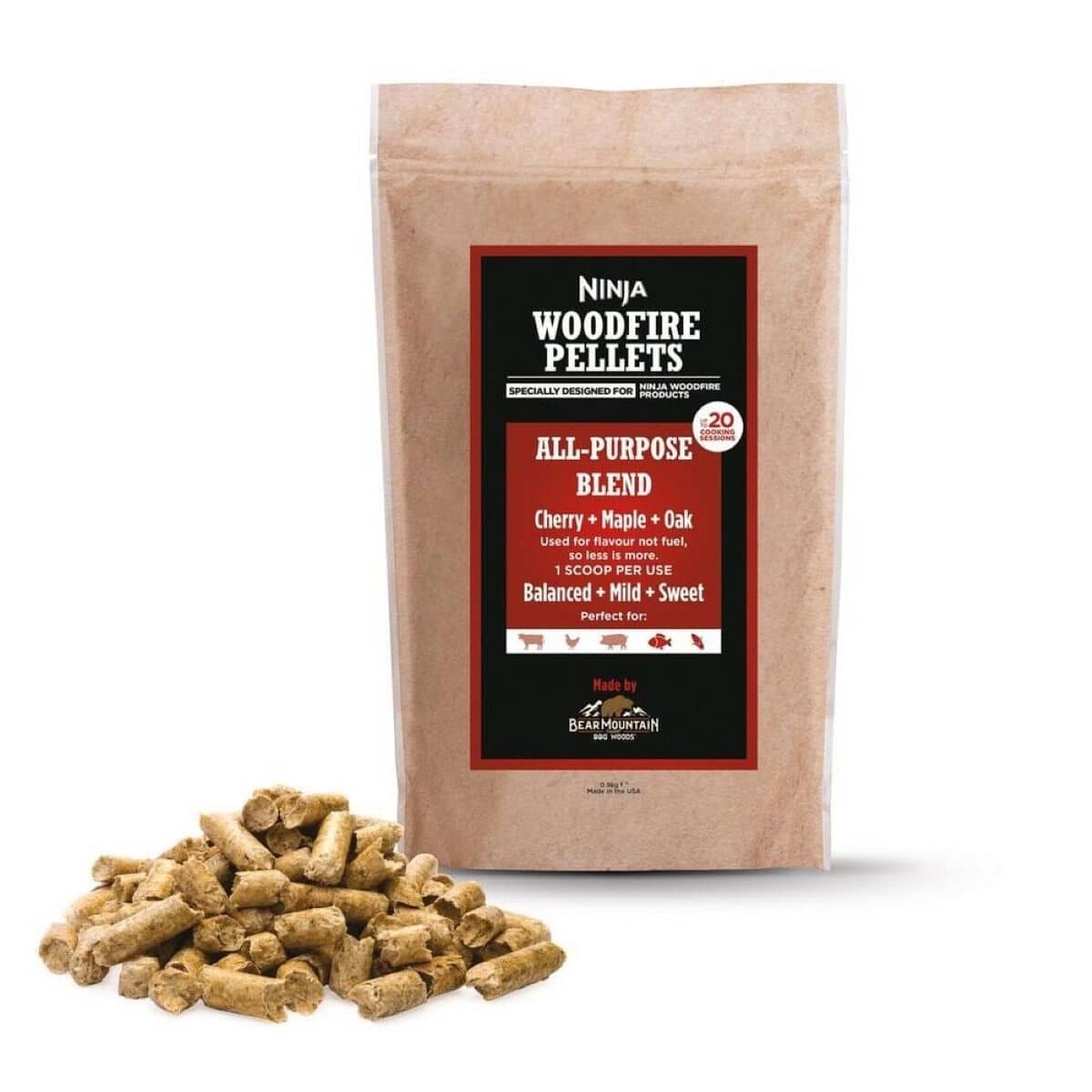 Ninja Woodfire Pellets All Purpose Blend 900g