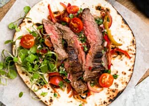 Gozney Steak Pizza