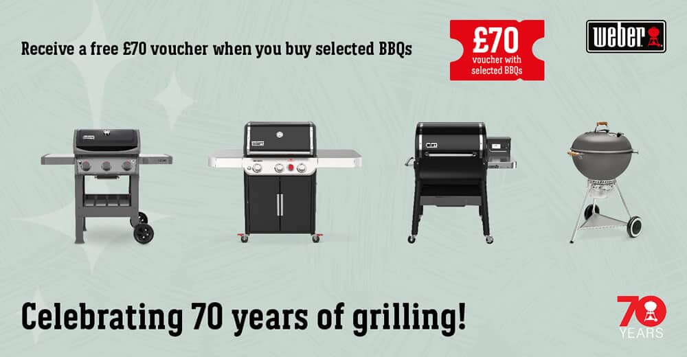 Weber celebrating 70 years of grilling