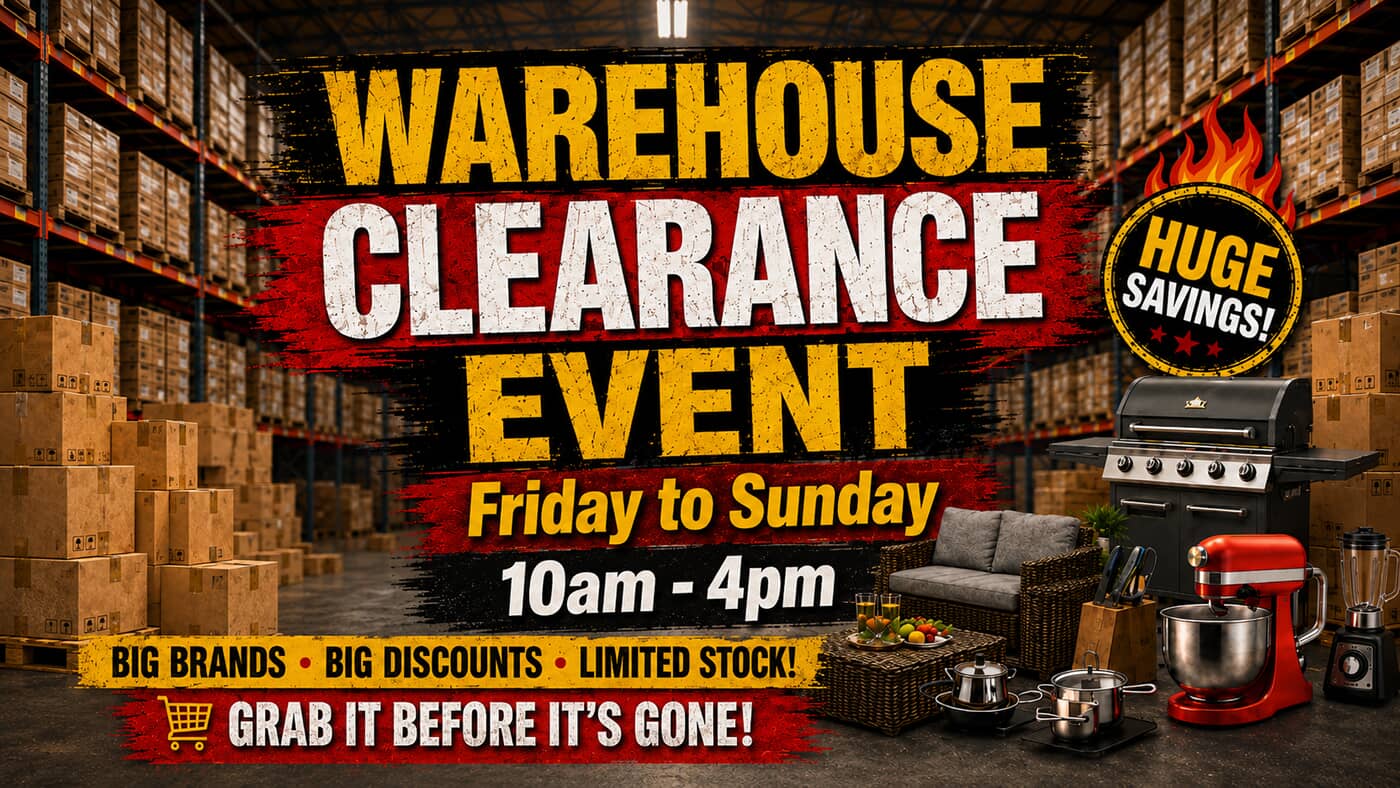 Warehouse Clearance Event