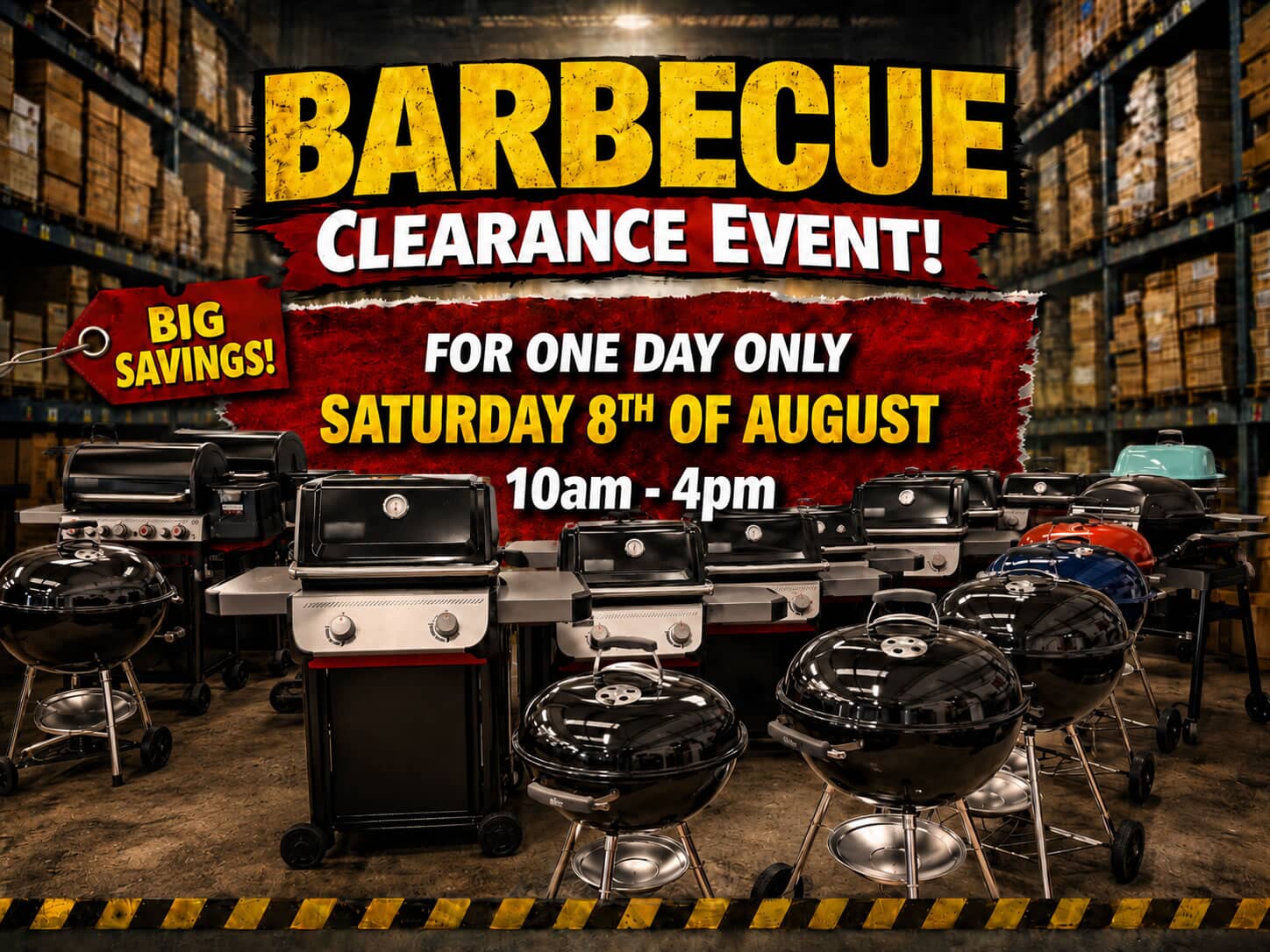 Barbecue Clearance Event