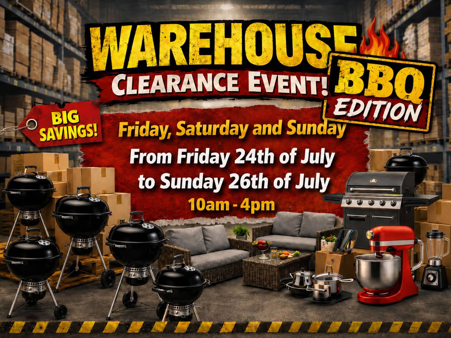 Warehouse Clearance Event