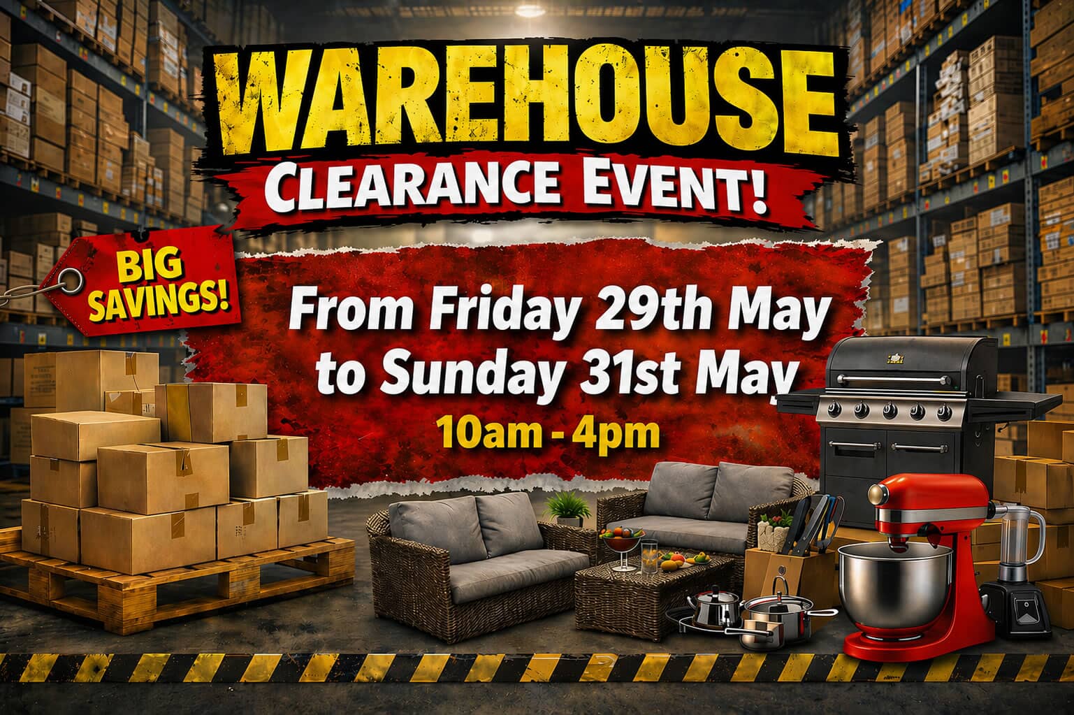 Warehouse Clearance Event