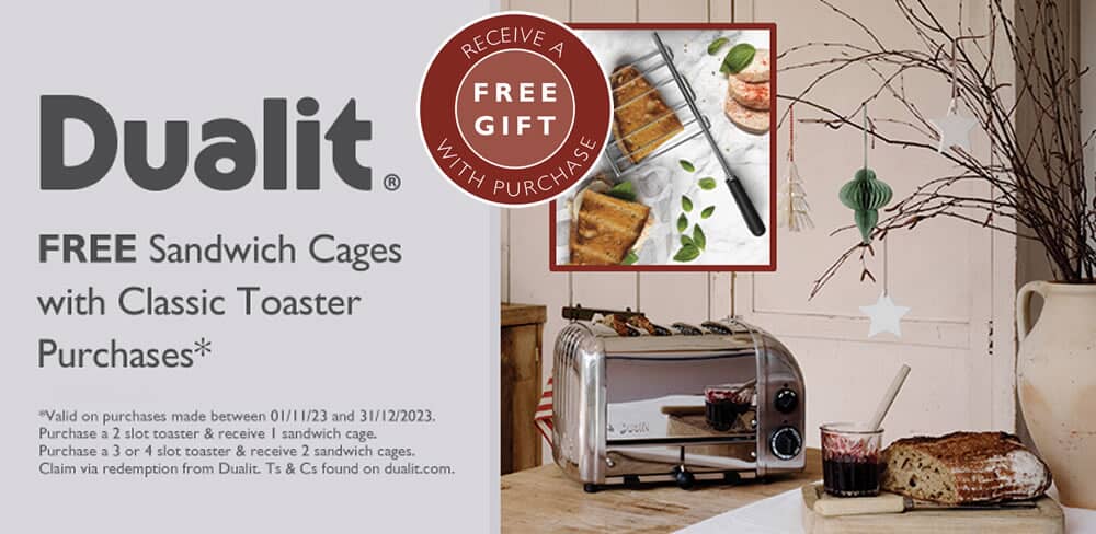 Dualit Classic Vario AWS Polished 2 + 1 Slot Toaster 31213