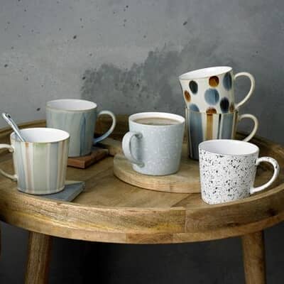 Denby Hand Decorated Mugs