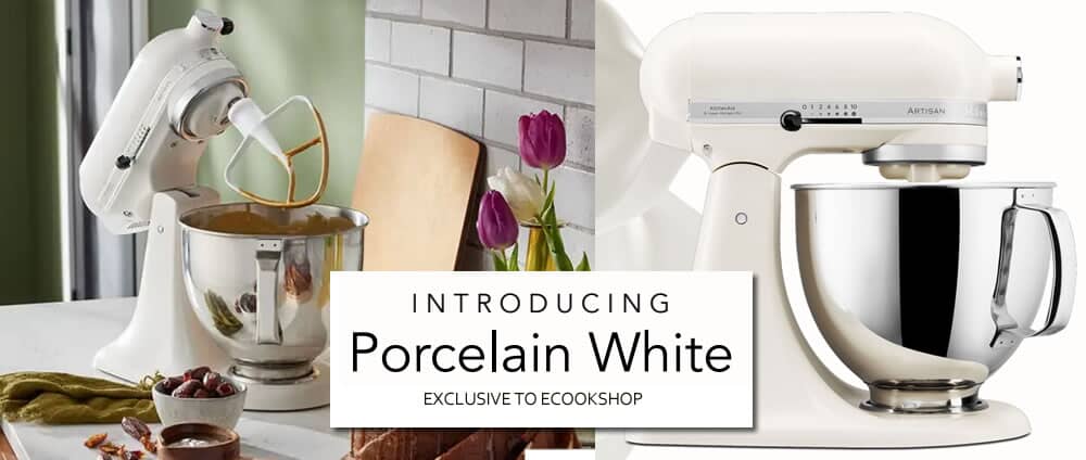 New KitchenAid Porcelain White Stand Mixer