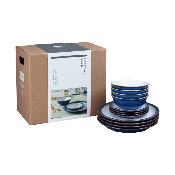 Denby Imperial Blue 12 Piece Box Set