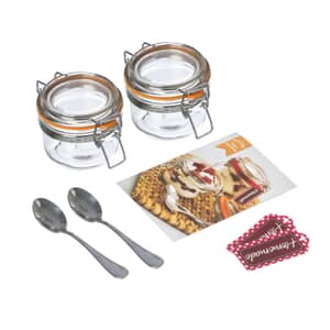 Kilner Dessert Clip Top Jar Set With Spoons