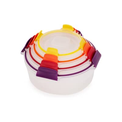 Joseph Joseph Nest Lock 4-Piece Multicolour Round Food Container Set