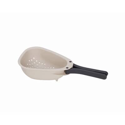 Joseph Joseph Droplet Mini White Colander with Folding Handle