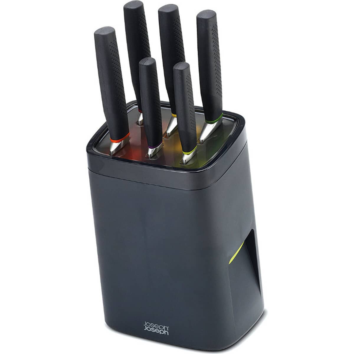 Joseph Joseph Lock Block 6 Piece Knife Block Set (10125)