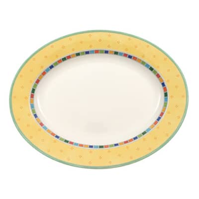 Villeroy And Boch Twist Alea Limone Oval Platter 41cm