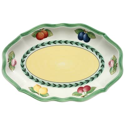 Villeroy And Boch French Garden Fleurence Pickle Dish 24cm/Sauceboat Stand