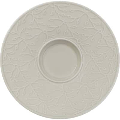 Villeroy and Boch Caffe Club Floral Touch Of Smoke - White Coffee Saucer