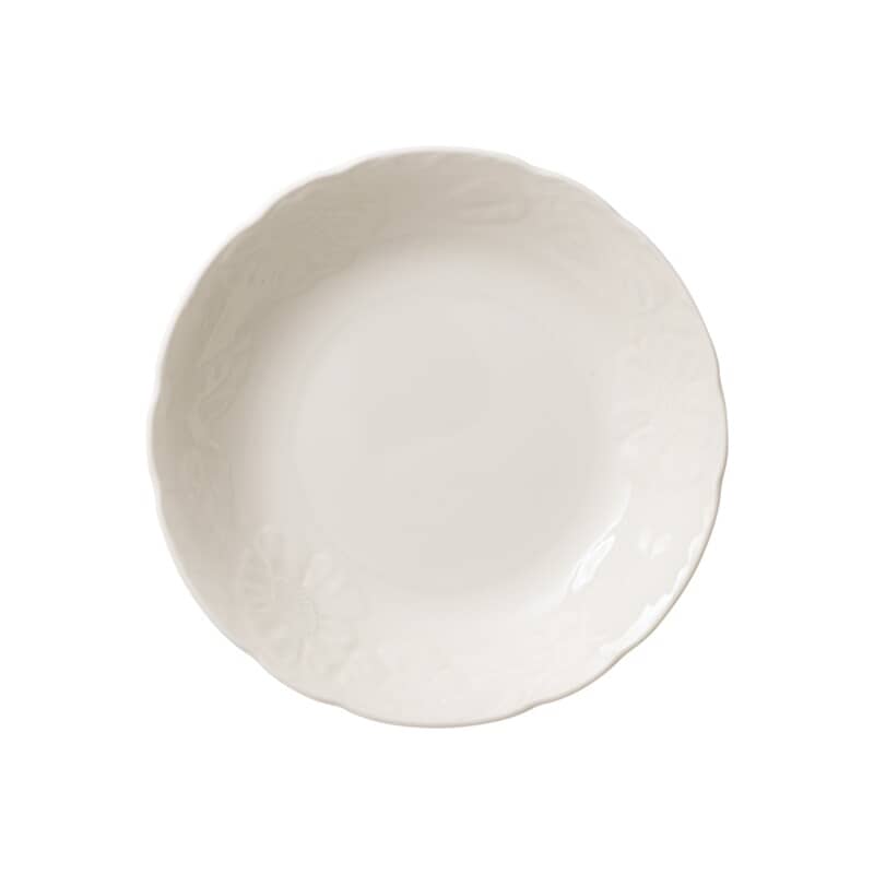 White Premium Porcelain 20 cm Villeroy & Boch Rose Sauvage Blanche Soup Bowl 