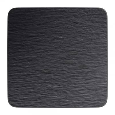 Villeroy and Boch Manufacture Rock - Square Gourmet Plate
