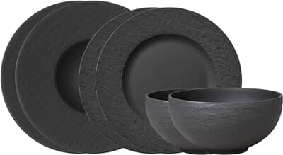 Villeroy and Boch Manufacture Rock - 6 Piece Starter Set