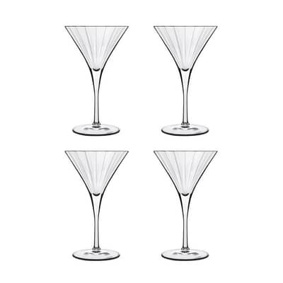 Luigi Bormioli Bach Martini 260ml Glass Set Of 4