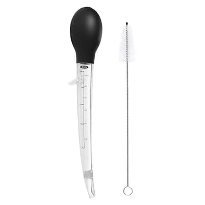 OXO Good Grips Angled Baster With Cleaning Brush