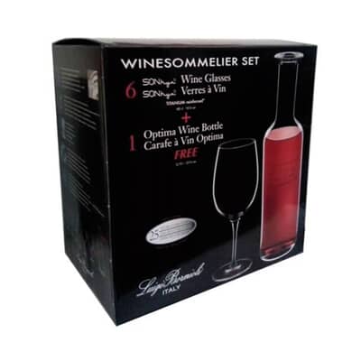 Luigi Bormioli Wine Sommelier 7 Piece Set