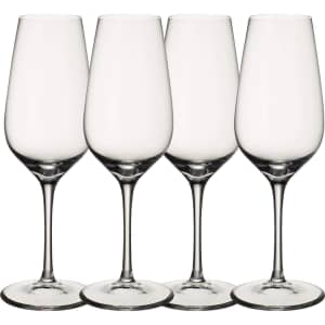 Villeroy and Boch Entree Champagne Flutes Set Of 4