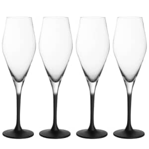Villeroy and Boch Manufacture Rock - Champagne Flutes Set Of 4